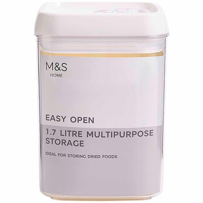 M&S M&S Rectangular Food Storage Box White Mix 1.7L- Buy online at McGrocer
