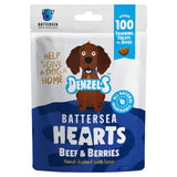 Denzel's Battersea Hearts beef and berry dog treats 90g - British product