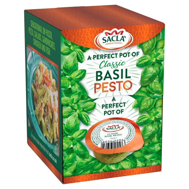 Sacla Basil Pesto Sauce 45g (British brand)