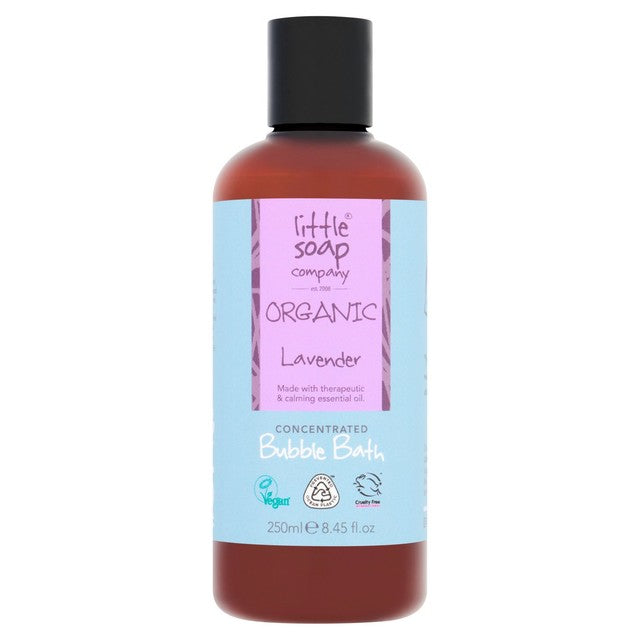 Little Soap Company organic concentrated pure lavender bubble bath 250ml, UK version