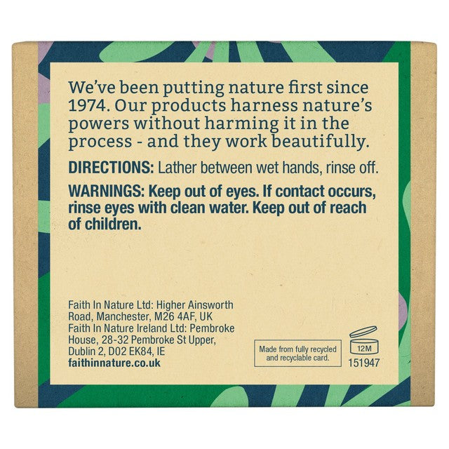 Faith In Nature rosemary soap bar 100g - British product