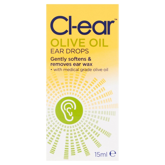 Cl-ear olive oil ear drops 15ml - British product