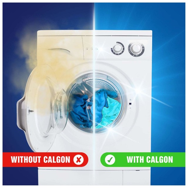 Calgon 4-in-1 washing machine water softener tablets - British product