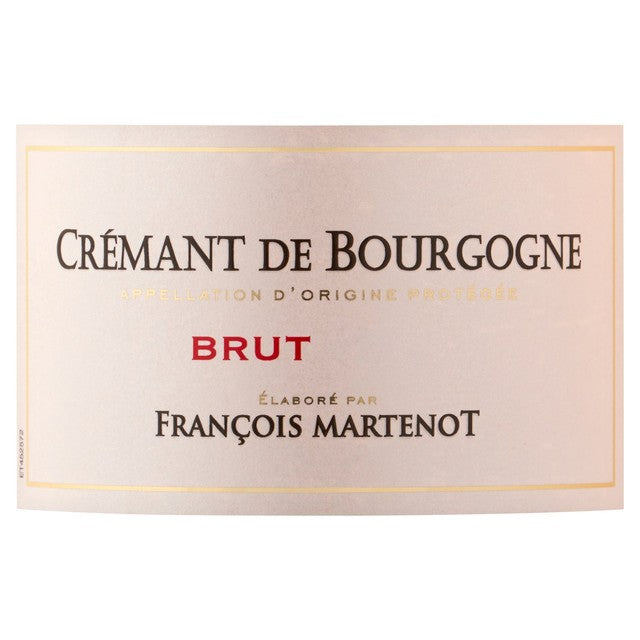 Francois Martenot Cremant de Bourgogne Rosé sparkling wine 75cl - British product