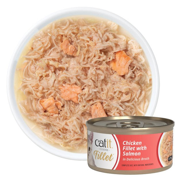 Catit chicken fillet variety pack cat food (British brand)