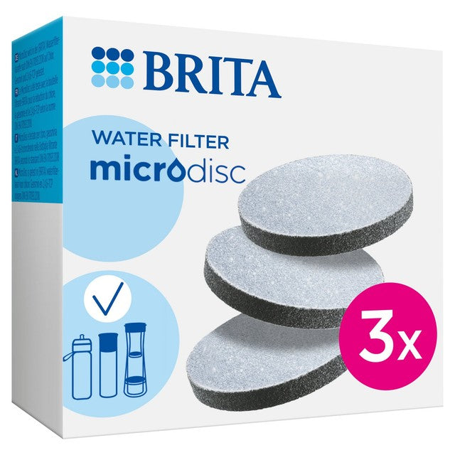 Brita MicroDisc water filter discs 3 pack - British product
