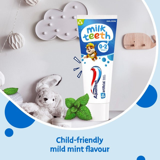 Aquafresh Paw Patrol Milk Teeth Toothpaste 50ml - British product