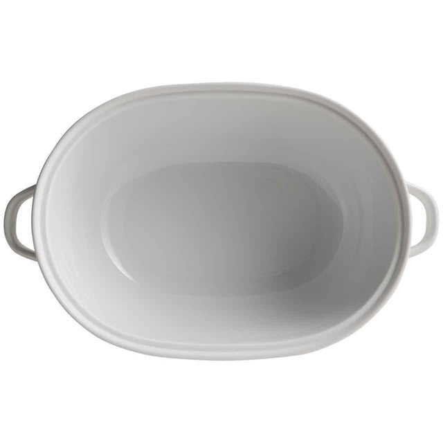 M&S Maxim ceramic casserole dish white porcelain, UK version