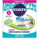 Ecozone Classic Dishwasher Tablets 72 Pack - British product