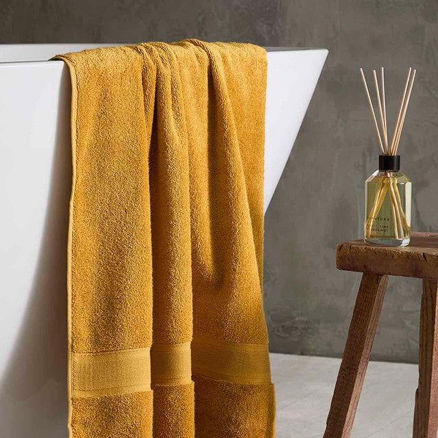 M&S bath sheet Dark Ochre, imported from the UK