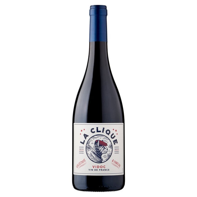 La Clique Vidoc Rouge red wine 75cl, UK version
