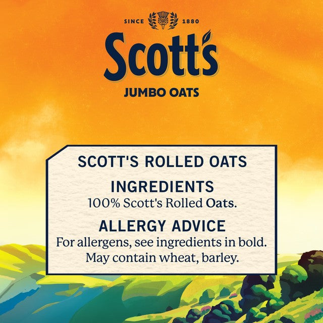 Scott's Old Fashioned Porage Oats 1kg (British brand)