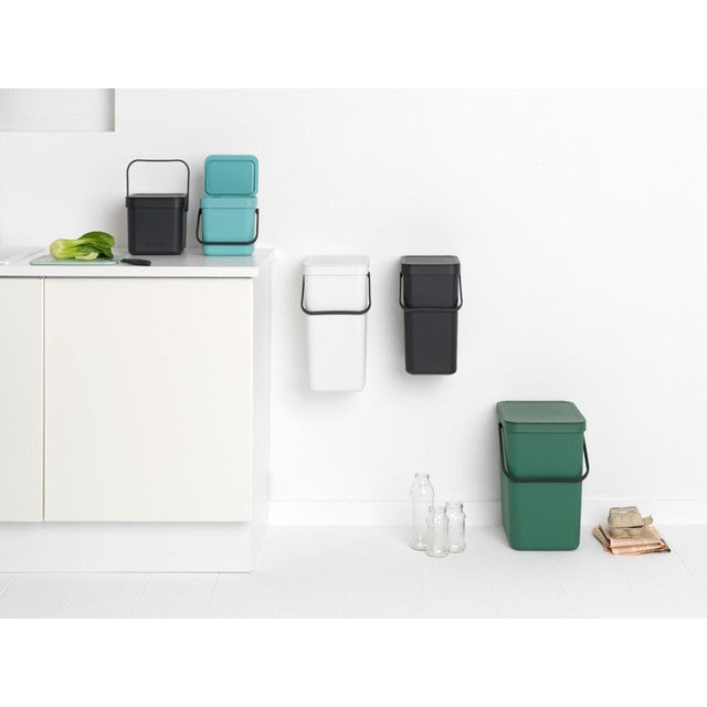 Brabantia Grey Recycle Bin 12L - British product