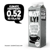 Oatly Barista Chilled Oat Drink 1L, imported from the UK