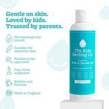 The Kids Bathing Co. aquamarine and sage bath gel 250ml (British brand)