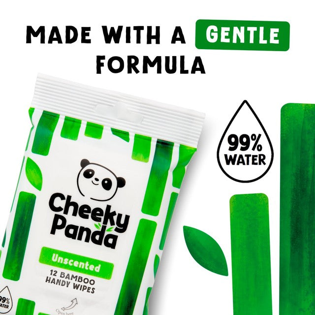 The Cheeky Panda unscented bamboo baby wipes (British brand)