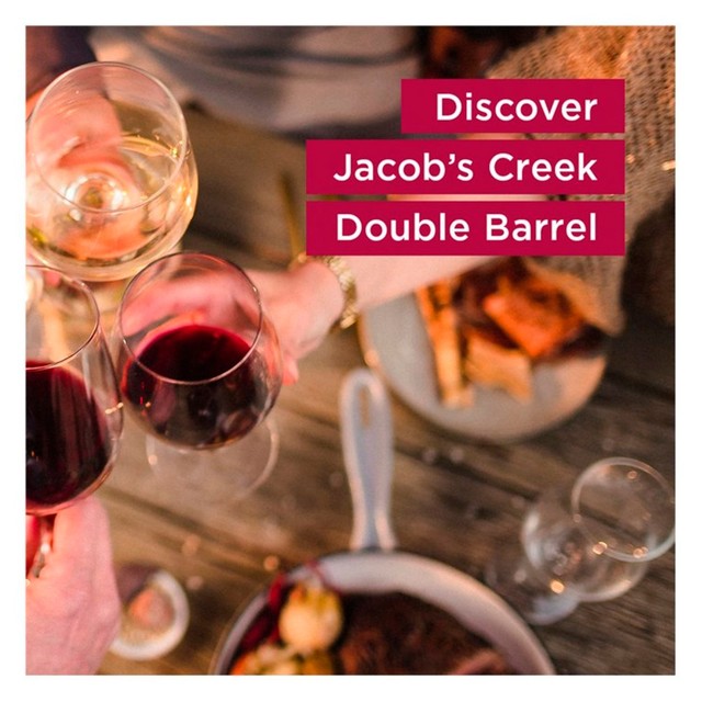 Jacob's Creek Double Barrel Matured Shiraz red wine 75cl, UK version