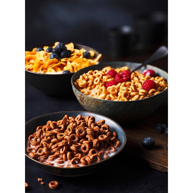 M&S chocolate flavoured cereal hoops 300g, imported from the UK