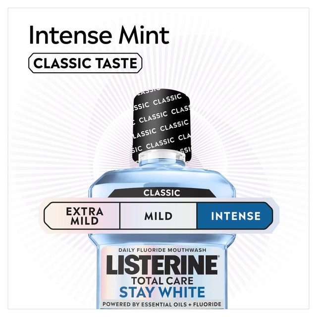 Listerine Total Care Mouthwash Intense Mint 500ml, UK version