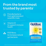 Optibac babies and children probiotic powder 30 sachets, imported from the UK