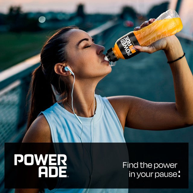 Powerade mango sports drink 500ml, imported from the UK