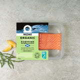 Mowi organic salmon fillets 240g, imported from the UK