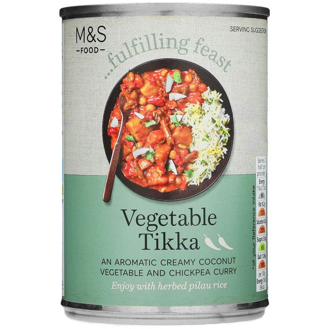 M&S Vegetable Tikka curry 400g (British brand)