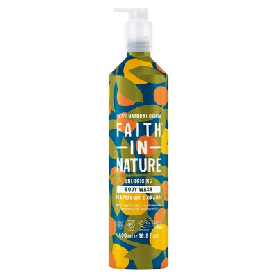 M&S Faith In Nature Grapefruit & Orange Natural Body Wash 500ml- Buy online at McGrocer