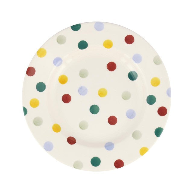 Emma Bridgewater Polka Dot plate 8 1/2 inch - British product