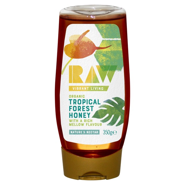 RAW Health Tropical Forest honey 350g, imported from the UK