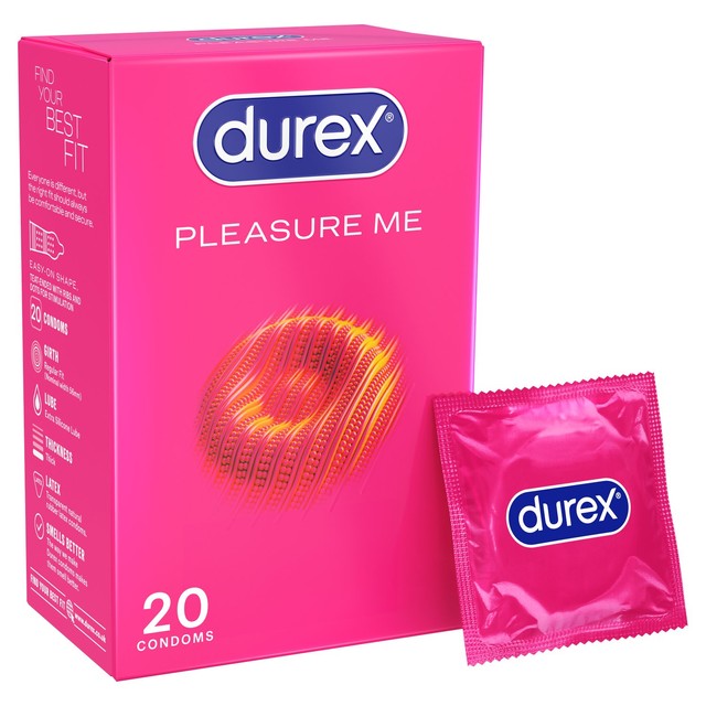 Durex ribbed and dotted condoms regular fit - British product