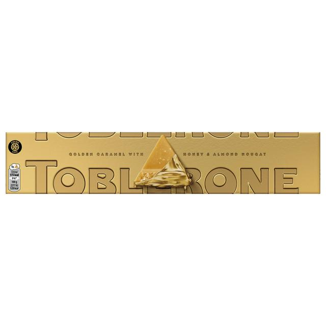 Toblerone Goldener Karamell mit Honig-Mandel-Nougat-Tafel 360g