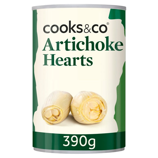 Cooks & Co artichoke hearts in brine 390g - British product
