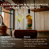 Cotswold Distillery Wildflower No.2 Gin 70cl - British product