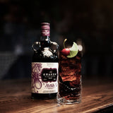 Kraken Black Cherry & Madagascan Vanilla Black Spiced Rum 70cl, UK version