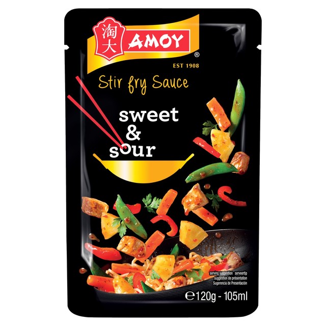 Amoy Stir Fry Sauce Sweet & Sour 120g - British product