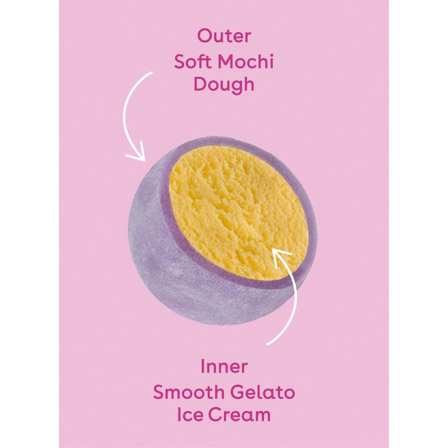 Little Moons vegan chocolate mochi ice cream 6x32g, UK version