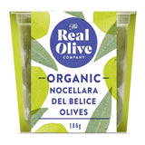 Real Olive Co organic Nocellara olives - British product