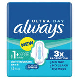Always Ultra Normal Sanitary Towels with Wings Size 1 - British product