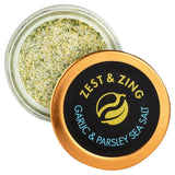 Zest & Zing garlic and parsley sea salt 40g (British brand)