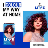 Schwarzkopf LIVE Intense Colour 046 Cyber Purple hair dye kit (British brand)