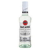 Bacardi Carta Blanca Superior white rum 35cl - British product