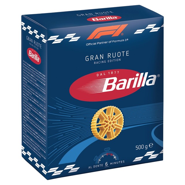 Barilla F1 Limited Edition pasta - British product