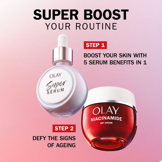 Olay Niacinamide Day Cream 50ml, imported from the UK