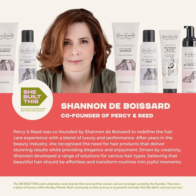 Percy & Reed shampoo 50ml, imported from the UK
