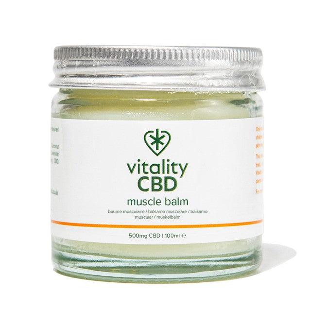 Vitality CBD muscle balm 500mg CBD 100ml (British brand)