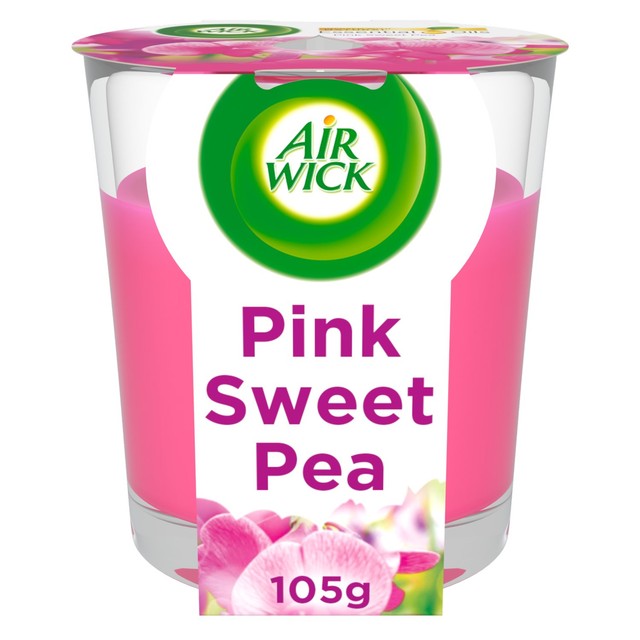 Airwick Pink Sweet Pea candle - British product