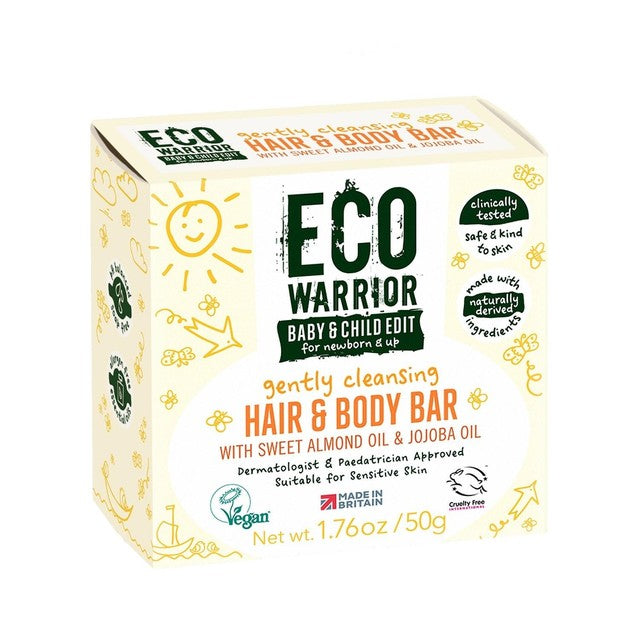 Little Soap Company Eco Warrior baby soap bar 50g - British product