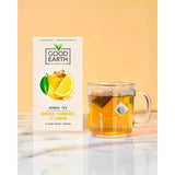 Good Earth Lemon, Ginger & Turmeric flavoured tea bags 15 count, UK version