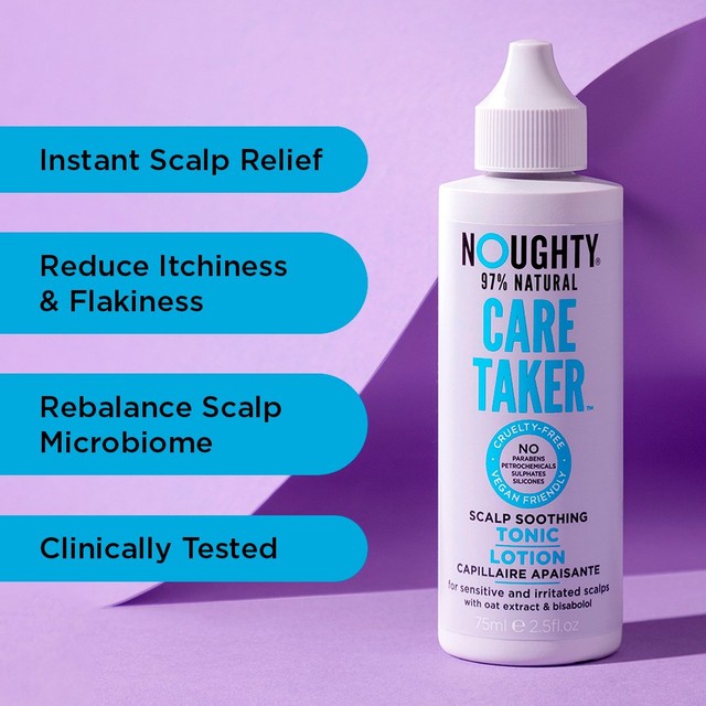 Noughty Scalp Soothing Tonic for sensitive scalp 75ml, imported from the UK